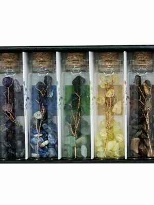 Bottle Set Chakra Trees