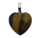 Pendant Heart Tiger Eye 2cm