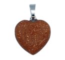 Pendant Heart Gold Floss 2cm