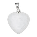 Pendant Heart Clear Quartz 2cm