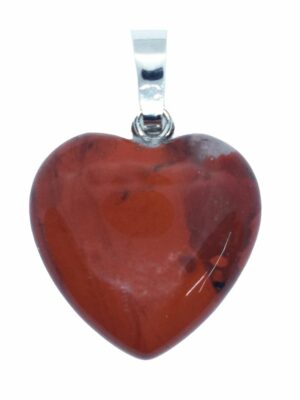 Pendant Heart Red Jasper 2cm