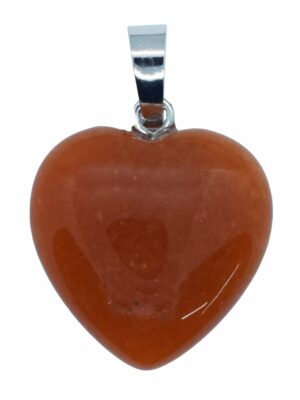 Pendant Heart Orange Aven 2cm