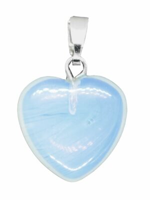 Pendant Heart Opalite 1.5cm
