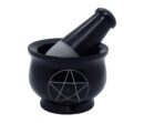 Soapstone Mortar Pentagram