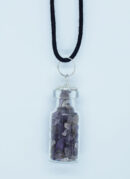 Necklace Bottle Chip Amethyst