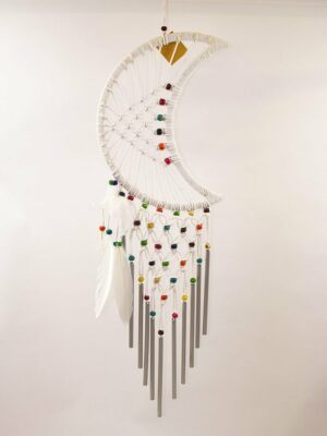 Dream Catcher Moon Chime 12cm
