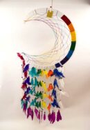 Dream Catcher Moon Rainbow 16cm