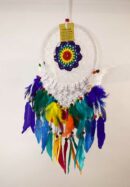 Dream Catcher Double White 17cm