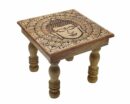 Table Wood Buddha Head H25cm x W30cm