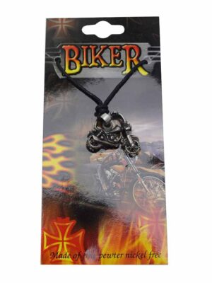 Pewter Pendant Motorbike