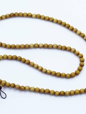 Mala Beads Sandalwood Yellow 8mm