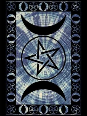 Bedspread Single Triple Moon Dark Grey