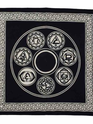 Altar Cloth Chakra Signs 60X60cm