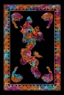 Bedspread Double Dragon Multicolour