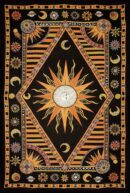 Bedspread Double Sun Y/Orange