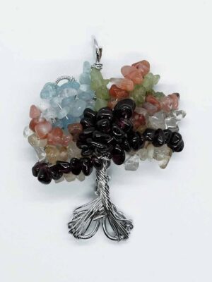 Pendant Tree Multicolour Chips