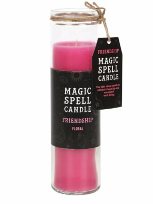 Spell Candle Tube Floral Friendship