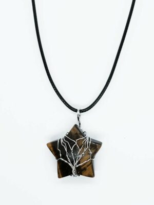 Necklace Star Tiger Eye TOL