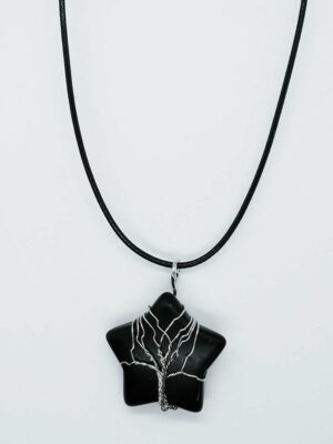 Necklace Star Obsidian TOL