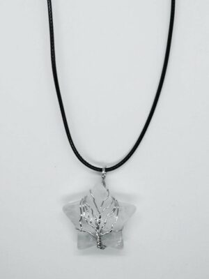 Necklace Star Clear Quartz TOL