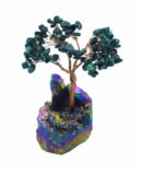 Tree Chip Malachite On Rainbow Aura