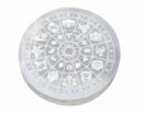 Selenite Disc Zodiac 10cm