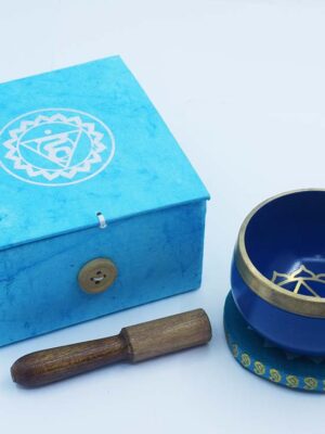 Singing Bowl Throat Blue