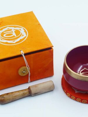 Singing Bowl Sacral Orange