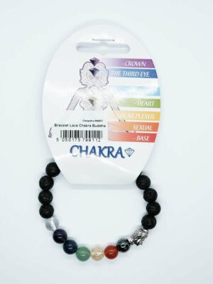 Bracelet Lava Chakra Buddha