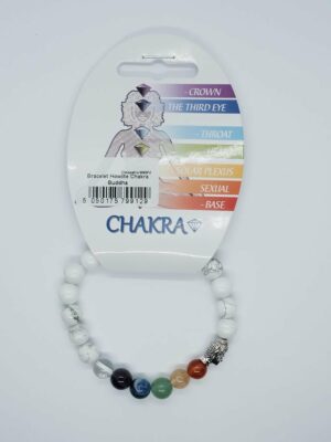 Bracelet Howlite Chakra Buddha