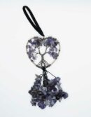 Hanging Heart TOL Amethyst