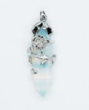 Pendant Rose Opalite Wand