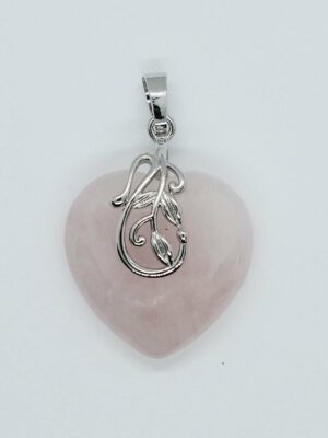 Pendant Heart Rose Q Flower