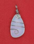 Pendant Drop Opalite Wired