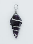 Pendant Cone Amethyst Wired