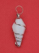 Pendant Cone Opalite Wired