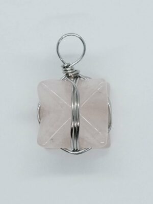 Pendant Merkaba Rose Quartz