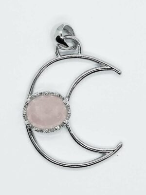 Pendant Rose Q Oval On Moon