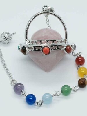 Pendulum Chakra Planet Rose Quartz