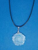 Necklace Rose 33mm Opalite