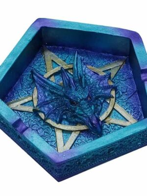 Incense Holder Dragon Blue