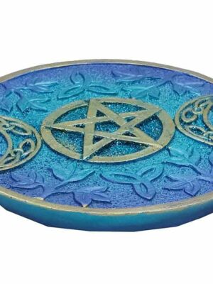 Incense Holder Pentagram Blue