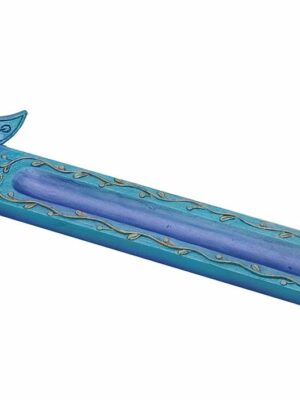 Incense Holder Triple Moon Blue