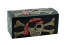 Wooden Pirate Box Small H9cmxW19.5cmxD10cm