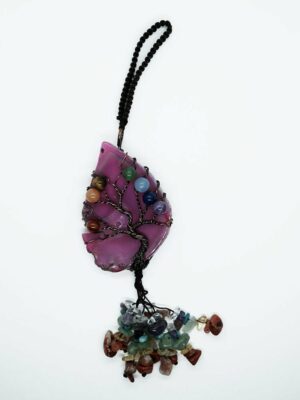 Hanger TOL On Agate Slice Pink