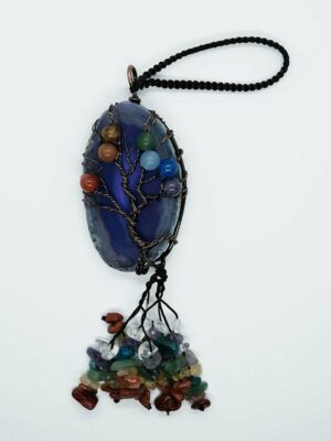 Hanger TOL On Agate Slice Purple