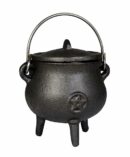 Cauldron With Pentagram H10cm