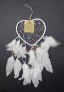 Dream Catcher Heart Silver And