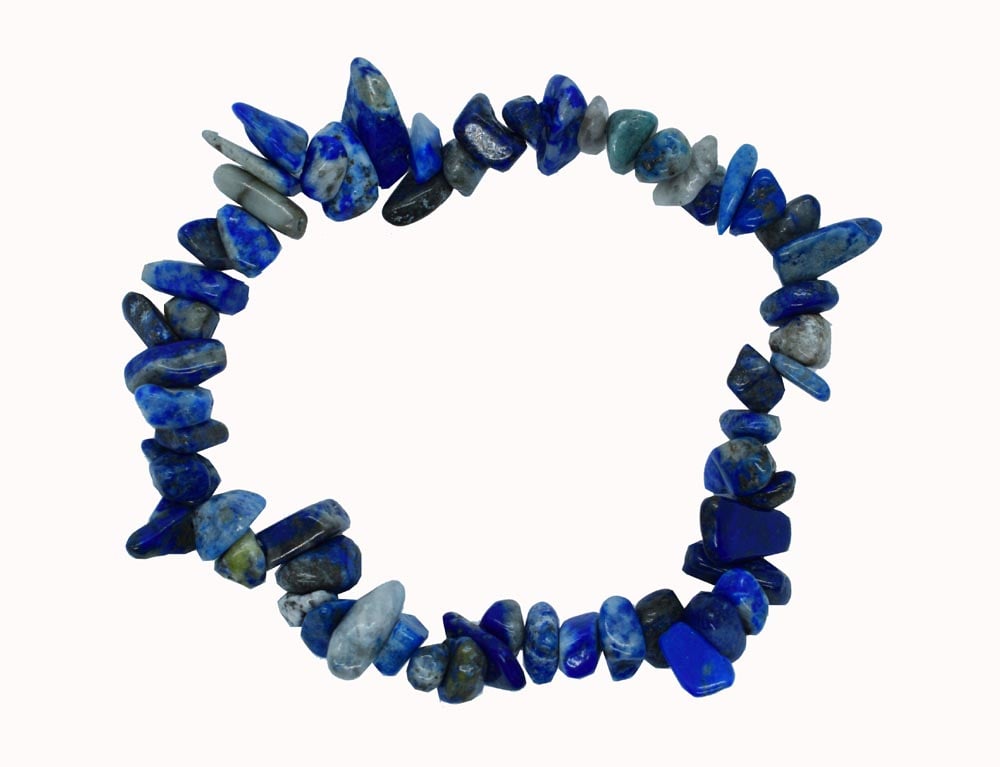 Bracelet Stone Chipped Lapis