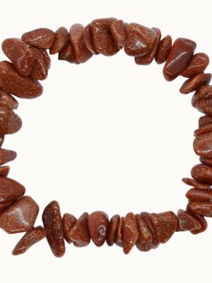 Bracelet Stone Chipped Gold Stone